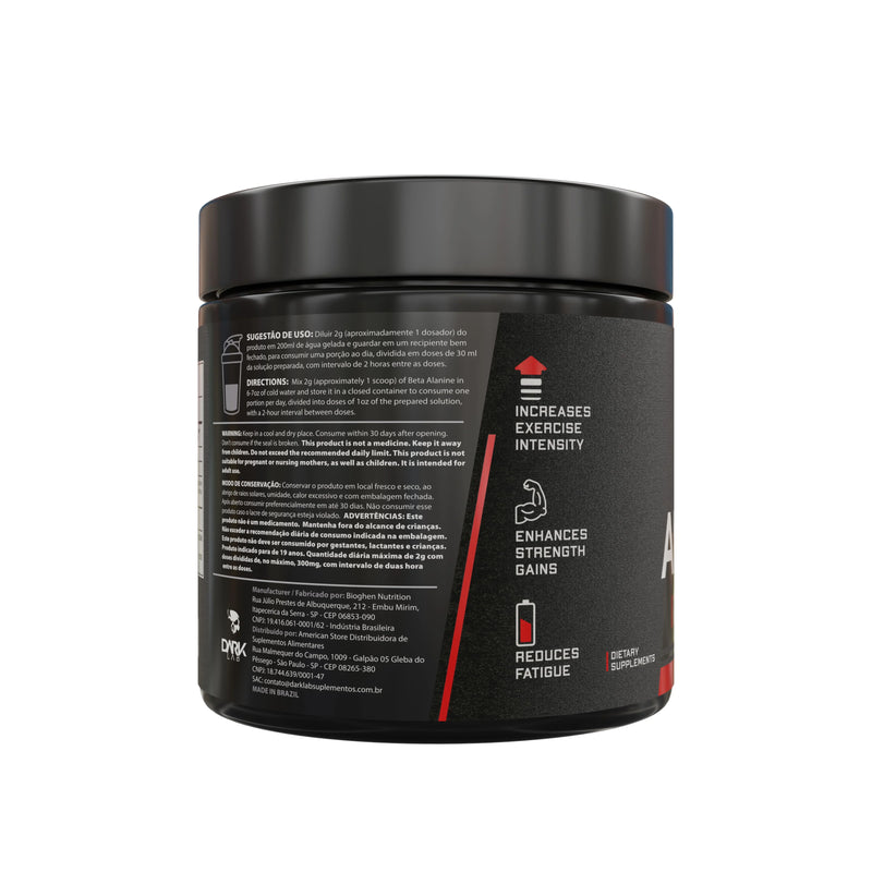 Beta Alanina 100% Pura Dark Lab 150g – Máxima Performance nos Treinos!