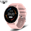 LIGE 2025 Smart watch Ladies Full touch Screen Sports Fitness watch IP67 waterproof Bluetooth For Android iOS Smart watch Female